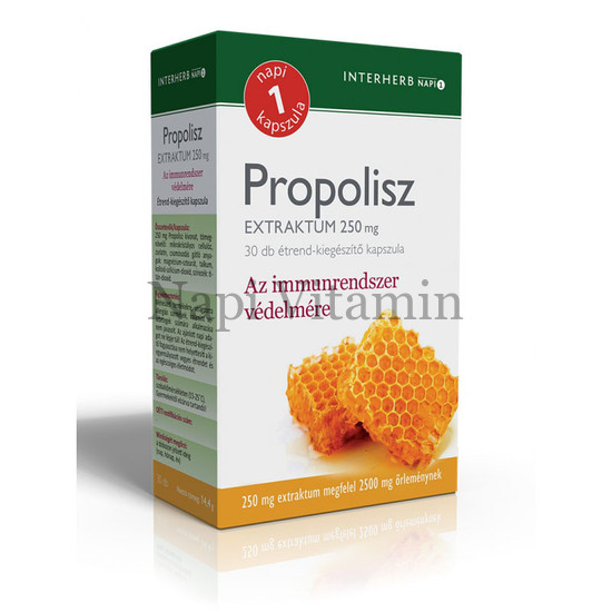Interherb Napi 1 Propolisz Extraktum 250mg 30x